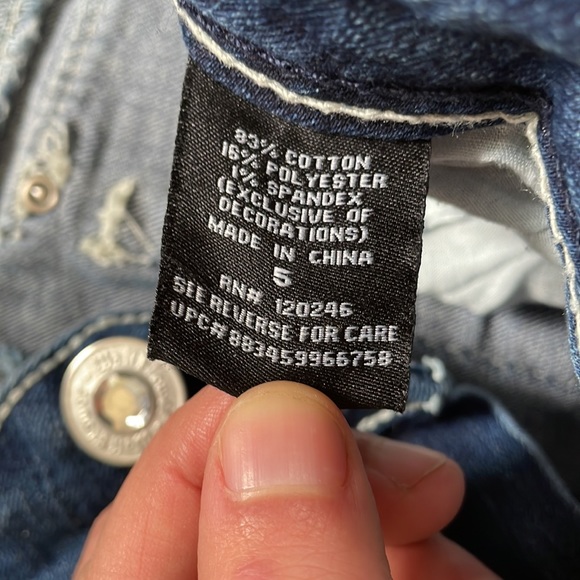 Wallflower Ladies/Juniors Low Rise Bling Jeans size 5 - Picture 4 of 4